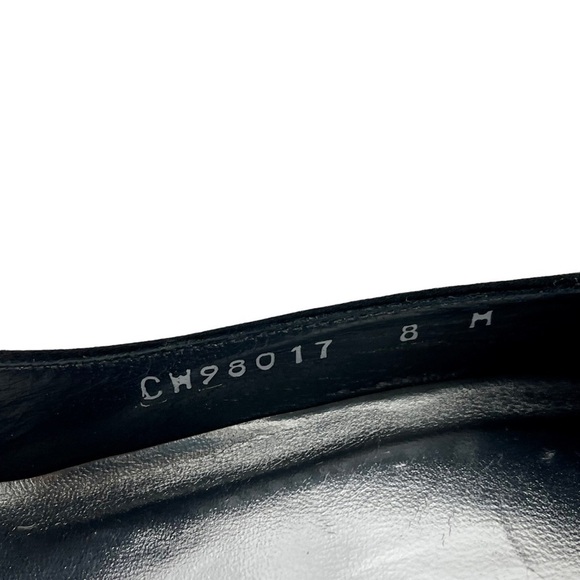 STUART WEITZMAN CW98017 BLACK SATIN CRYSTAL PEEP TOE PUMP EVENING HEELS - Picture 14 of 14